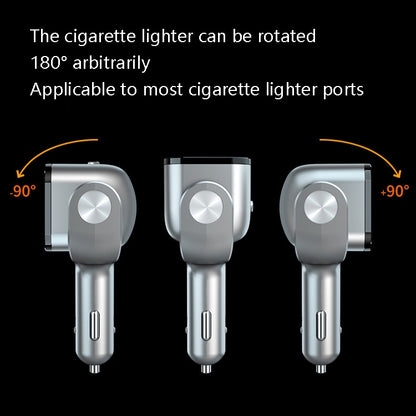 Ozio Car Charger Cigarette Lighter With USB Plug Car Charger, Y34Q 5.3A Black, Y48Q 6.5A Black