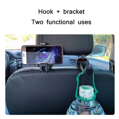 Car Multifunctional Rear Headrest Mobile Phone Hook, Second Generation Gold, Second Generation Silver, Second Generation Red, Second Generation Blue