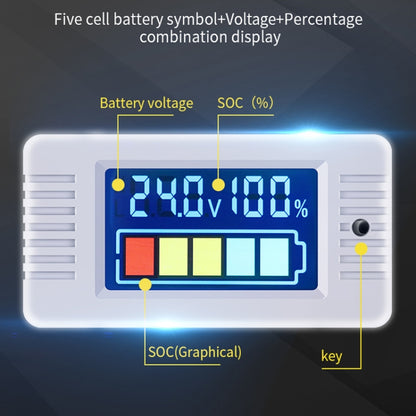PEACEFAIR  0~100V Digital Battery Power Tester