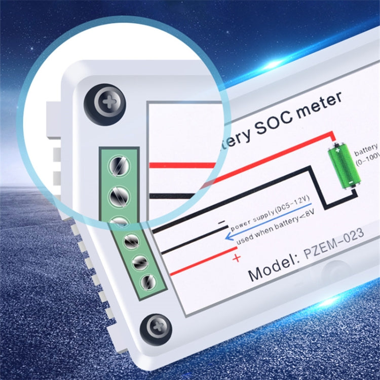 PEACEFAIR  0~100V Digital Battery Power Tester