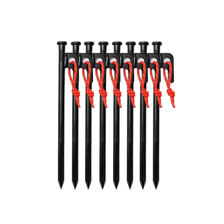 Outdoor Camping Windproof Fixed Canopy Ground Nails, 4 PCS 20cm, 6 PCS 20cm, 8 PCS 20cm, 10 PCS 20cm, 4 PCS 25cm, 6 PCS 25cm, 8 PCS 25cm, 10 PCS 25cm, 4 PCS 30cm, 6 PCS 30cm, 8 PCS 30cm, 10 PCS 30cm, 4 PCS 40cm, 6 PCS 40cm, 8 PCS 40cm, 10 PCS 40cm