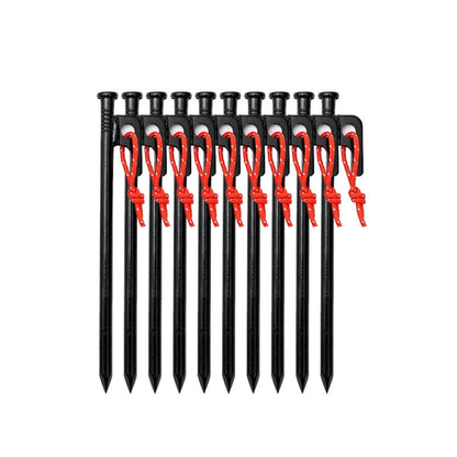 Outdoor Camping Windproof Fixed Canopy Ground Nails, 4 PCS 20cm, 6 PCS 20cm, 8 PCS 20cm, 10 PCS 20cm, 4 PCS 25cm, 6 PCS 25cm, 8 PCS 25cm, 10 PCS 25cm, 4 PCS 30cm, 6 PCS 30cm, 8 PCS 30cm, 10 PCS 30cm, 4 PCS 40cm, 6 PCS 40cm, 8 PCS 40cm, 10 PCS 40cm