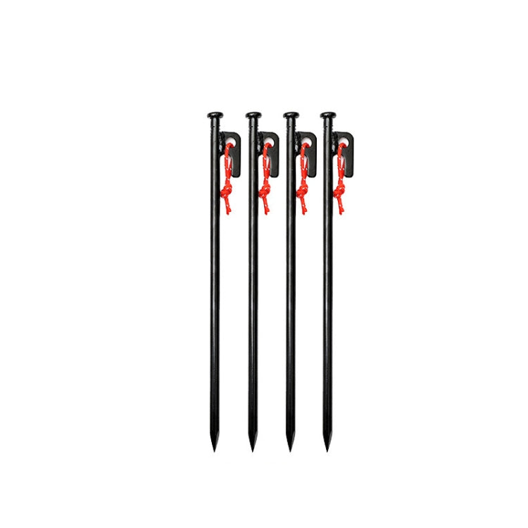 Outdoor Camping Windproof Fixed Canopy Ground Nails, 4 PCS 20cm, 6 PCS 20cm, 8 PCS 20cm, 10 PCS 20cm, 4 PCS 25cm, 6 PCS 25cm, 8 PCS 25cm, 10 PCS 25cm, 4 PCS 30cm, 6 PCS 30cm, 8 PCS 30cm, 10 PCS 30cm, 4 PCS 40cm, 6 PCS 40cm, 8 PCS 40cm, 10 PCS 40cm