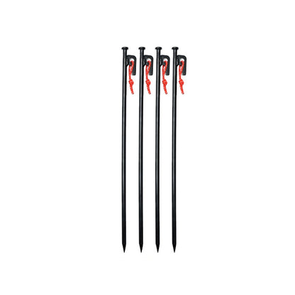 Outdoor Camping Windproof Fixed Canopy Ground Nails, 4 PCS 20cm, 6 PCS 20cm, 8 PCS 20cm, 10 PCS 20cm, 4 PCS 25cm, 6 PCS 25cm, 8 PCS 25cm, 10 PCS 25cm, 4 PCS 30cm, 6 PCS 30cm, 8 PCS 30cm, 10 PCS 30cm, 4 PCS 40cm, 6 PCS 40cm, 8 PCS 40cm, 10 PCS 40cm