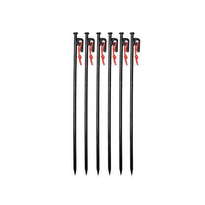 Outdoor Camping Windproof Fixed Canopy Ground Nails, 4 PCS 20cm, 6 PCS 20cm, 8 PCS 20cm, 10 PCS 20cm, 4 PCS 25cm, 6 PCS 25cm, 8 PCS 25cm, 10 PCS 25cm, 4 PCS 30cm, 6 PCS 30cm, 8 PCS 30cm, 10 PCS 30cm, 4 PCS 40cm, 6 PCS 40cm, 8 PCS 40cm, 10 PCS 40cm