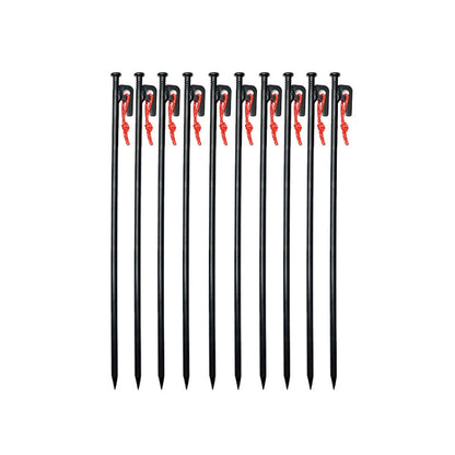 Outdoor Camping Windproof Fixed Canopy Ground Nails, 4 PCS 20cm, 6 PCS 20cm, 8 PCS 20cm, 10 PCS 20cm, 4 PCS 25cm, 6 PCS 25cm, 8 PCS 25cm, 10 PCS 25cm, 4 PCS 30cm, 6 PCS 30cm, 8 PCS 30cm, 10 PCS 30cm, 4 PCS 40cm, 6 PCS 40cm, 8 PCS 40cm, 10 PCS 40cm