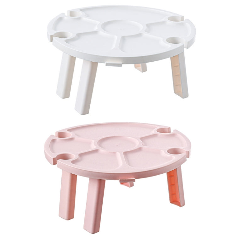 Outdoor Picnic Portable Folding Wine Table, Picnic Table White, Picnic Table Pink