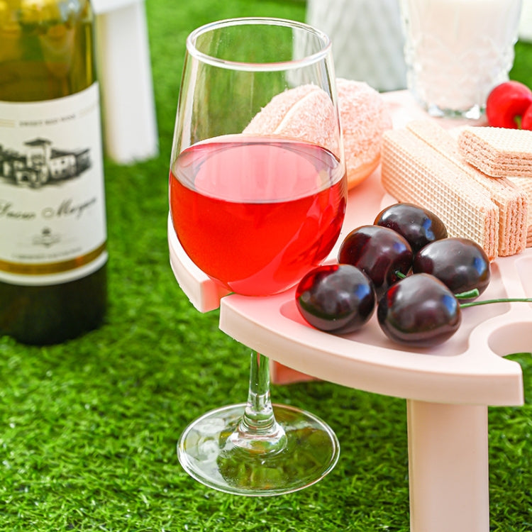 Outdoor Picnic Portable Folding Wine Table, Picnic Table White, Picnic Table Pink