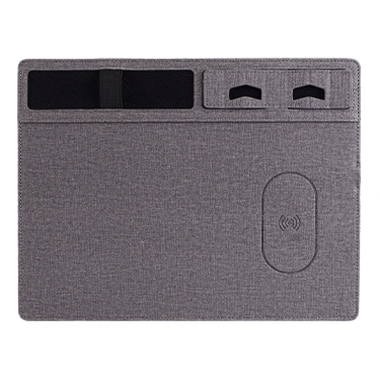 JJ-82401 Mouse Pad with Phone Charging and Phone Holder, Pink, Black, Grey, Brown