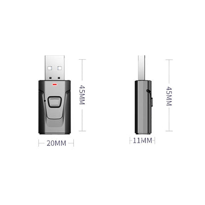 T7 4 In 1 Bluetooth 5.0 USB Transmit Receiving Audio Adapter, T7 4 In 1