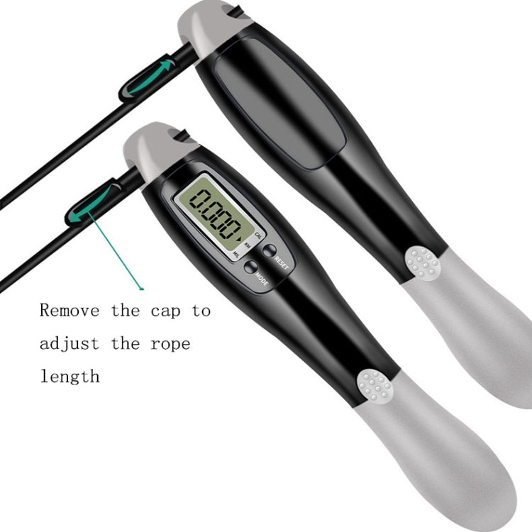 Sport Electronic Counting Wire Skipping Rope, Style: Cordless (Green), Cordless (Gray), Cordless (Green), Wired Wire Rope (Blue), Wired Wire Rope (Green), Wired Wire Rope (Gray), Wired Wire Rope Pink, Cordless Ball+Wired Wire Rope (Blue)