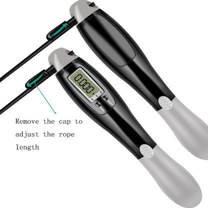 Sport Electronic Counting Wire Skipping Rope, Style: Cordless (Green), Cordless (Gray), Cordless (Green), Wired Wire Rope (Blue), Wired Wire Rope (Green), Wired Wire Rope (Gray), Wired Wire Rope Pink, Cordless Ball+Wired Wire Rope (Blue)