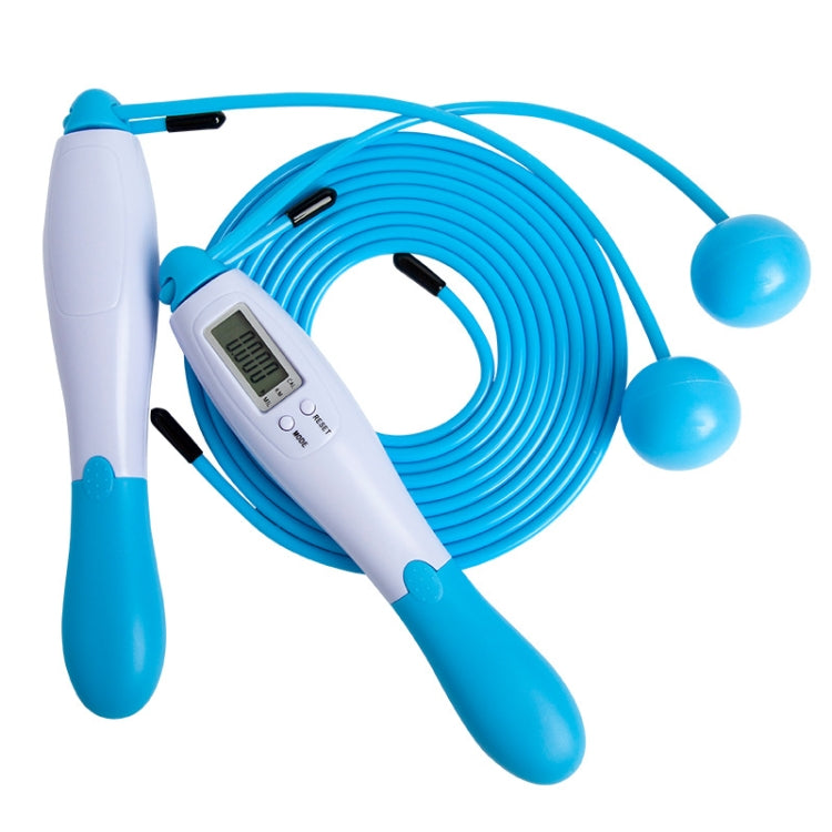 Sport Electronic Counting Wire Skipping Rope, Style: Cordless (Green), Cordless (Gray), Cordless (Green), Wired Wire Rope (Blue), Wired Wire Rope (Green), Wired Wire Rope (Gray), Wired Wire Rope Pink, Cordless Ball+Wired Wire Rope (Blue)