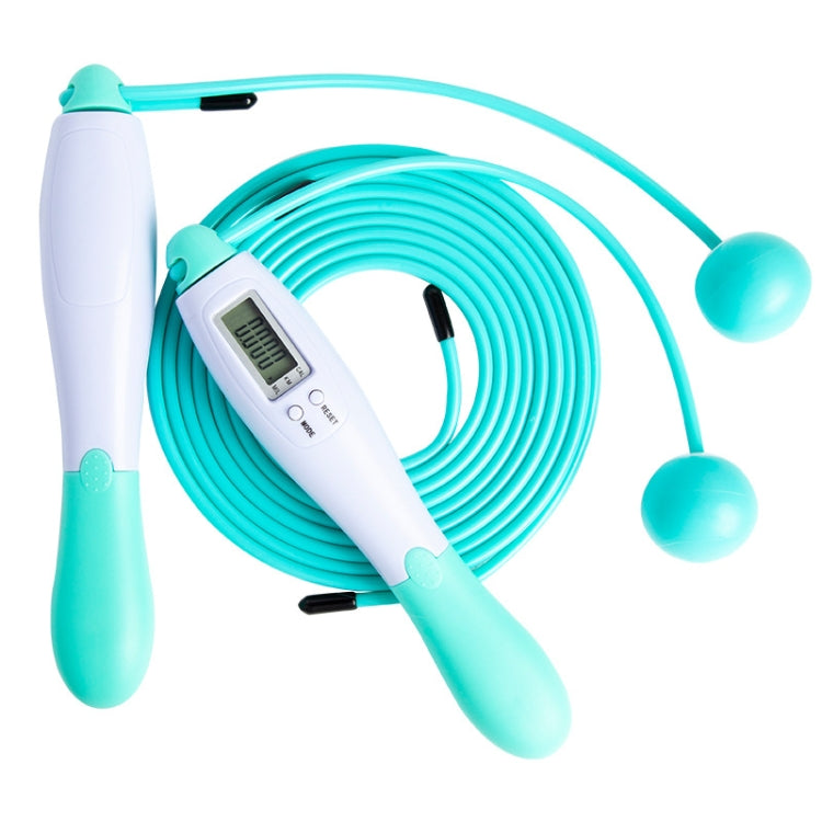 Sport Electronic Counting Wire Skipping Rope, Style: Cordless (Green), Cordless (Gray), Cordless (Green), Wired Wire Rope (Blue), Wired Wire Rope (Green), Wired Wire Rope (Gray), Wired Wire Rope Pink, Cordless Ball+Wired Wire Rope (Blue)