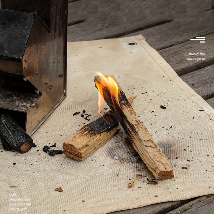 Outdoor Camping Fiberglass Heat Insulation Pad Fireproof Cloth, Size:, 50x50cm, 56x60cm, 56x80cm, 100x100cm