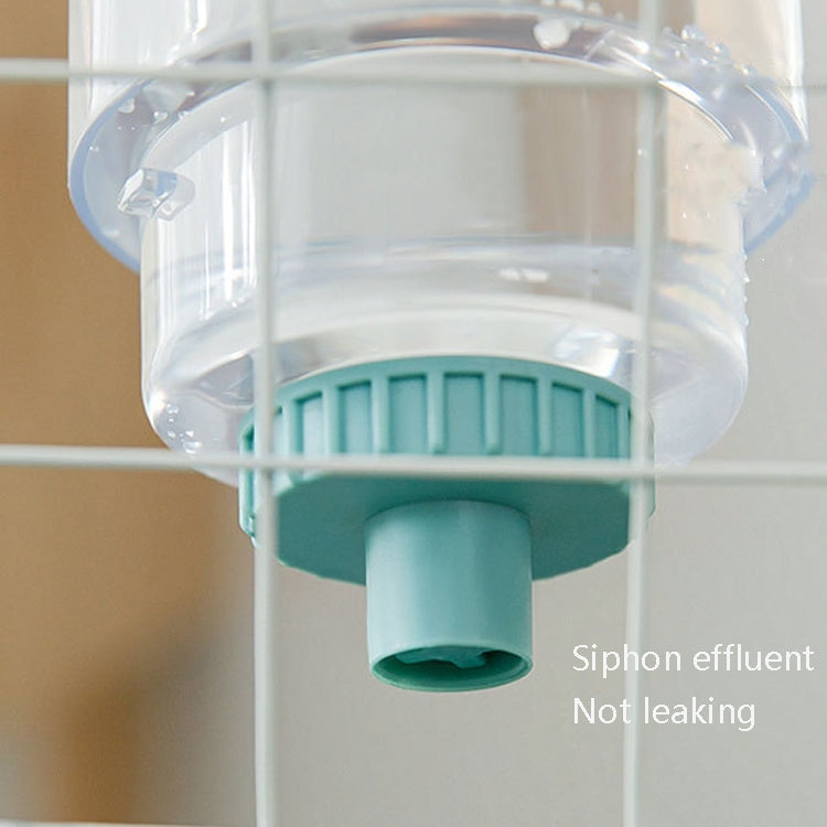 Cat Automatic Hanging Cage Feeder, Style:, Drinking Water+Feeder (Flower Green), Drinking Fountain (Flower Green), Feeder (Flower Green), Drinking Water+Feeder (White), Drinking Fountain (White), Feeder (White), Drinking Water+Feeder (Purple)...
