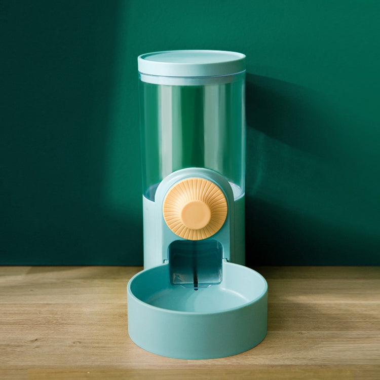Cat Automatic Hanging Cage Feeder, Style:, Drinking Water+Feeder (Flower Green), Drinking Fountain (Flower Green), Feeder (Flower Green), Drinking Water+Feeder (White), Drinking Fountain (White), Feeder (White), Drinking Water+Feeder (Purple)...
