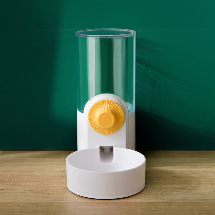 Cat Automatic Hanging Cage Feeder, Style:, Drinking Water+Feeder (Flower Green), Drinking Fountain (Flower Green), Feeder (Flower Green), Drinking Water+Feeder (White), Drinking Fountain (White), Feeder (White), Drinking Water+Feeder (Purple)...