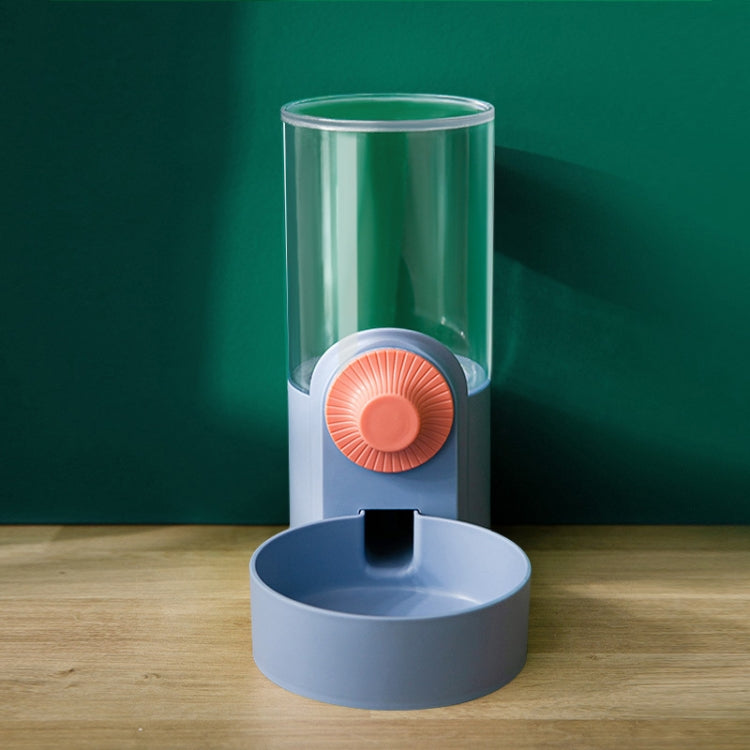 Cat Automatic Hanging Cage Feeder, Style:, Drinking Water+Feeder (Flower Green), Drinking Fountain (Flower Green), Feeder (Flower Green), Drinking Water+Feeder (White), Drinking Fountain (White), Feeder (White), Drinking Water+Feeder (Purple)...