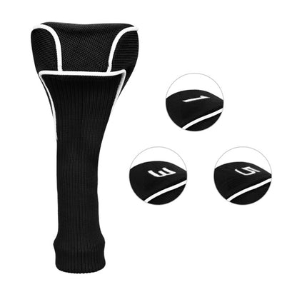 3 in 1 No.1 / No.3 / No.5 Golf Club Protective Cover, HD-043 3 in 1 Blue, HD-043 3 in 1 Black
