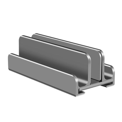 Aluminum Alloy Laptop Tablet Phone Storage Stand, L400 Single Slot (Gray), L401 Double Slot (Silver), L401 Double Slot (Gray), L402 Three Slots (Silver), L402 Three Slots (Gray)