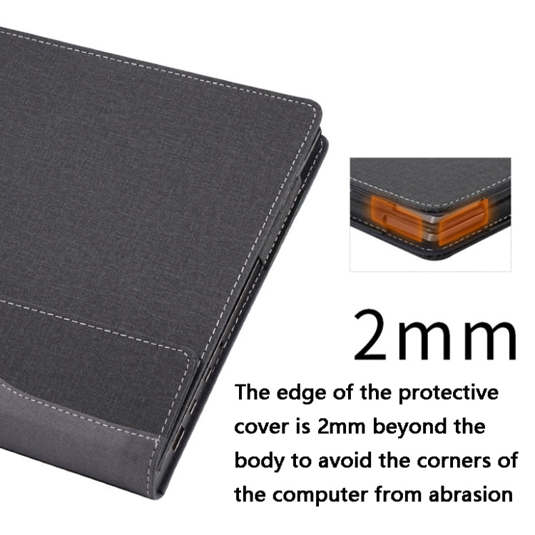 PU Leather Laptop Protection Sleeve, For HP Spectre X360 15-EB