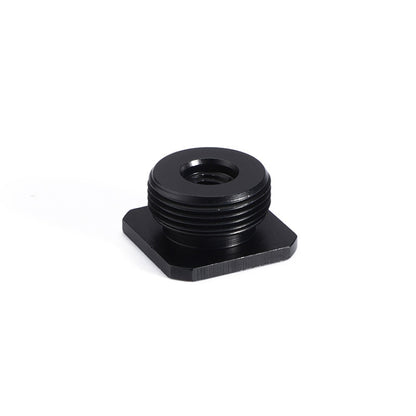 2 PCS Aluminum Hot Shoe Single Nut Screw, 5/8 Male to 1/4 Female Adapter, 5/8 Male to M6 Female Adapter
