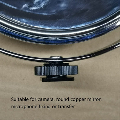 2 PCS Aluminum Hot Shoe Single Nut Screw, 5/8 Male to 1/4 Female Adapter, 5/8 Male to M6 Female Adapter