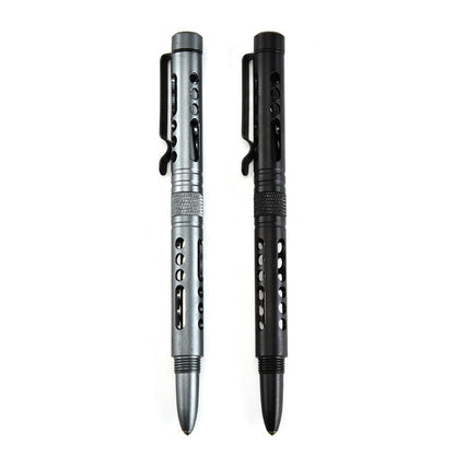 GB016 Aluminum Alloy Hollow Broken Window Survival Pen, Random Color Delivery, GB016