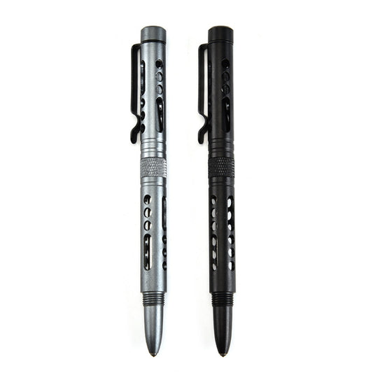 GB016 Aluminum Alloy Hollow Broken Window Survival Pen, Random Color Delivery, GB016