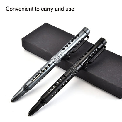 GB016 Aluminum Alloy Hollow Broken Window Survival Pen, Random Color Delivery, GB016