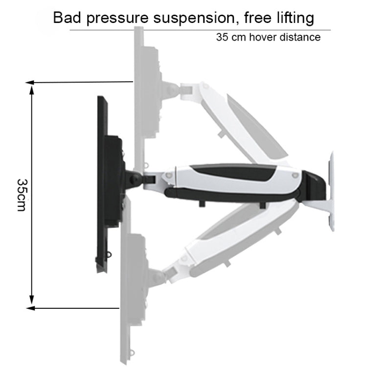 Gibbon Mounts GM111W Wall-Mounted Telescopic Computer Monitor Stand