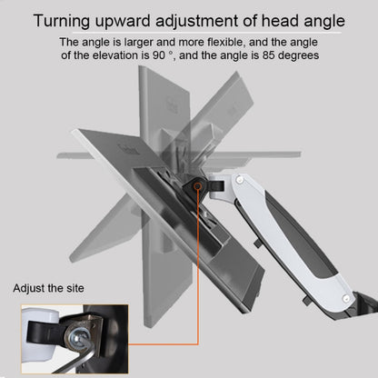 Gibbon Mounts Multifunctional Telescopic Rotating Lifting Monitor Stand, GM112FC Clip Table White, GM112FC Clip Table Black, GM112FG Perforation White, GM112FG Perforation Black