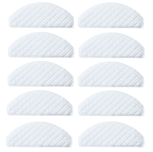 10 PCS Disposable Rag Mop Cloth For  Ecovacs Deebot T8, 10 PCS Rag White