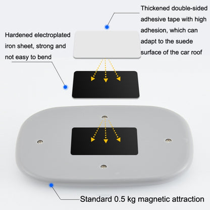 Y-975 Car Reading LED Trunk Light, Black Shell - White Light, Black Shell - Ice Blue, Gray Shell - White Light, Gray Shell - Ice Blue, Beige Shell - White Light, Beige Shell - Ice Blue