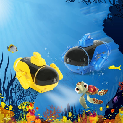 777-219 Mini Remote Control Submarine Small Remote Control Boat, Blue, Yellow