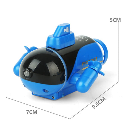 777-219 Mini Remote Control Submarine Small Remote Control Boat, Blue, Yellow