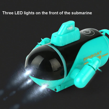 777-219 Mini Remote Control Submarine Small Remote Control Boat, Blue, Yellow