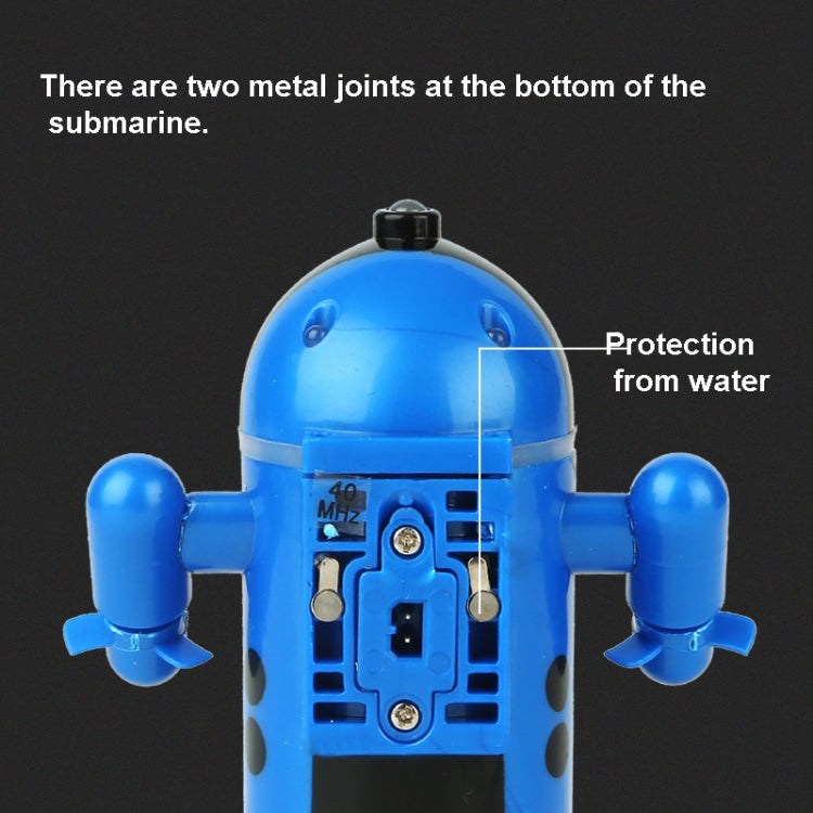 777-219 Mini Remote Control Submarine Small Remote Control Boat, Blue, Yellow