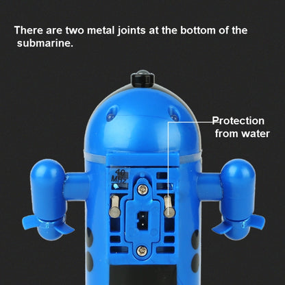 777-219 Mini Remote Control Submarine Small Remote Control Boat, Blue, Yellow