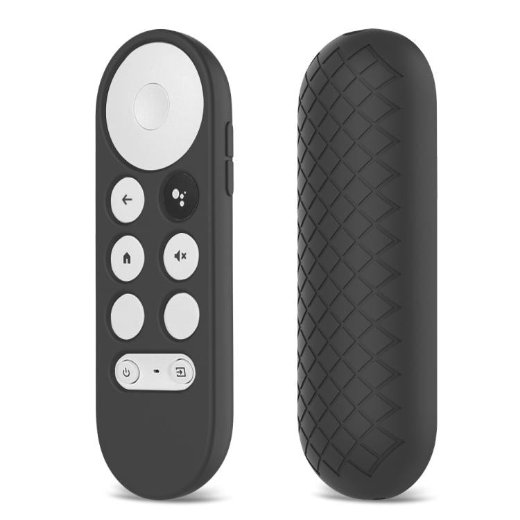 2 PCS Silicone Protective Shell for Google Chromecast 2020 Remote Control, (Silver Gray), (Sky Blue), (White), (Pink), Red), (Black)
