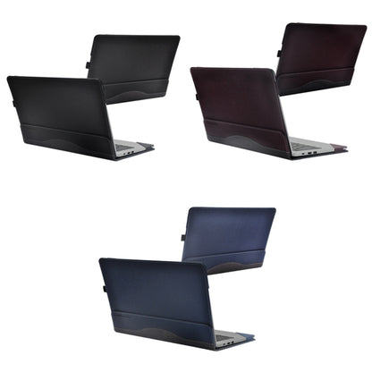 PU Leather Laptop Protective Case For Huawei Honor MagicBook, Dark Gray, Wine Red, Dark Blue