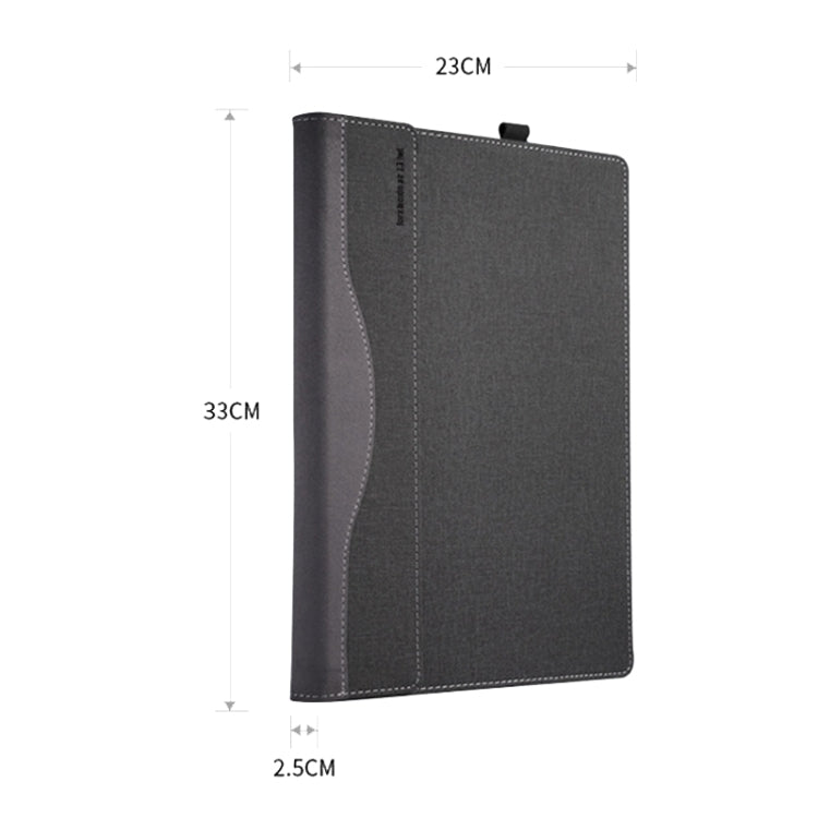 PU Leather Laptop Protective Case For Huawei Honor MagicBook, Dark Gray, Wine Red, Dark Blue