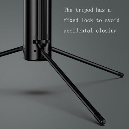 CYKE A17 Bluetooth Remote Control With Tripod Photo Live Bracket, A17- 0.8m Black (Without Light)