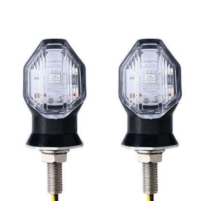 2pcs Motorcycle Steering Lamp Small Shark LED Highlight, MK-100