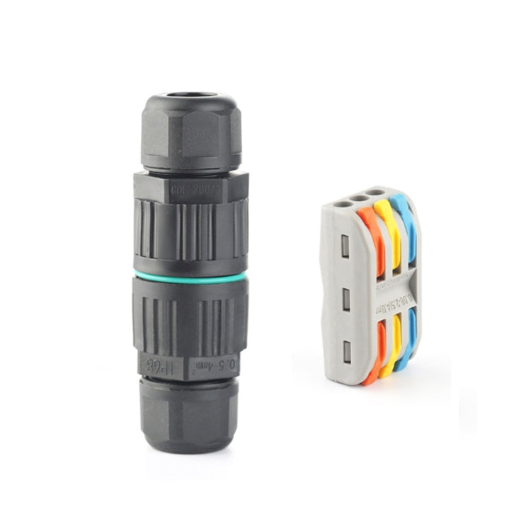 CDF-200/3 Waterproof Wire Connector, With 2 Pin Quick Connector, With 3 Pin Quick Connector, With 3 Pin Cold Pressure Terminal, With 5 Pin Cold Pressure Terminal