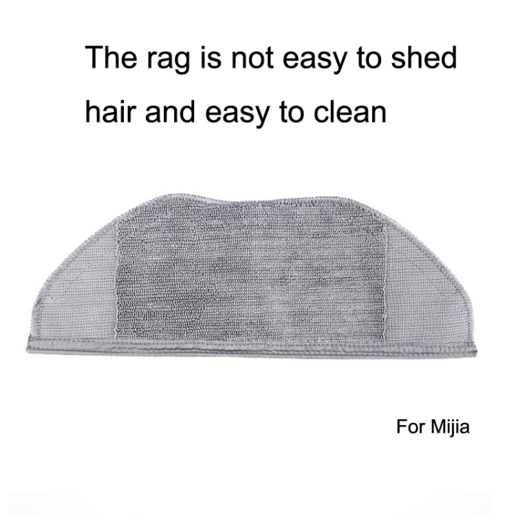 Sweeping Robot Accessories For Mijia G1, 2 PCS Mop Cloths, 1 Set