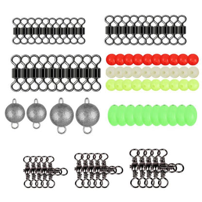 165 PCS / Set Road Squid Hook Accessories Set, 165 PCS / Set (Orange), 165 PCS / Set (Black)