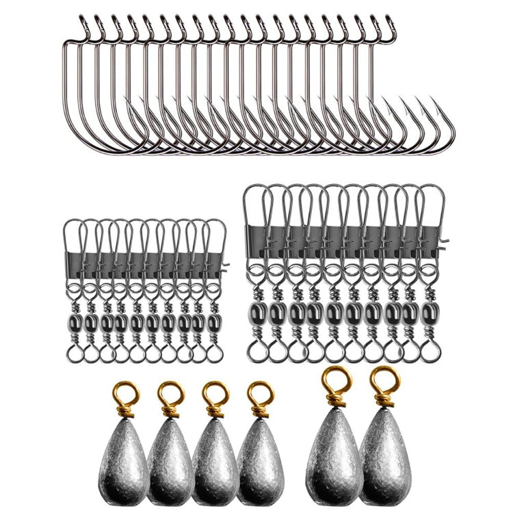165 PCS / Set Road Squid Hook Accessories Set, 165 PCS / Set (Orange), 165 PCS / Set (Black)