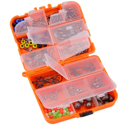165 PCS / Set Road Squid Hook Accessories Set, 165 PCS / Set (Orange), 165 PCS / Set (Black)